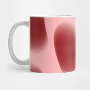 Pink red watercolor abstract art Mug